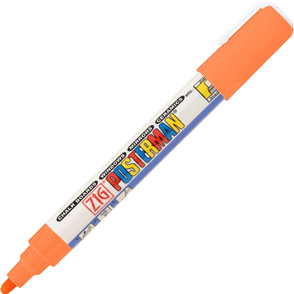 Marcador Zig Posterman Kuretake Fluorescent Orange